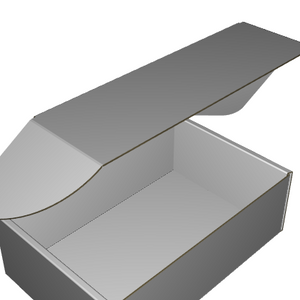 Ear Lock Mailer E-Flute White/White Outside Standard Print