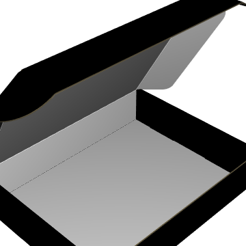 Ear Lock Mailer E-Flute Premium White Outside Standard Print Matte