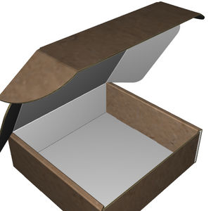 Ear Lock Mailer E-Flute Kraft/Kraft Outside Standard Print