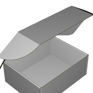 Ear Lock Mailer E-Flute White/White 2-Sided Standard Print