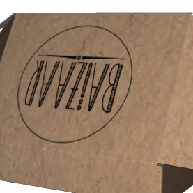 Ear Lock Mailer E-Flute Kraft/Kraft Outside Standard Print