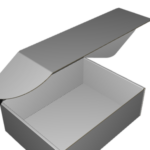 Ear Lock Mailer E-Flute White/White Outside Standard Print