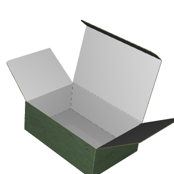 Tuck Top Carton E-Flute Kraft/Kraft Outside Standard Print