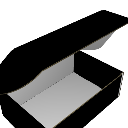 Ear Lock Mailer E-Flute Kraft/Kraft 2-Sided Standard Print