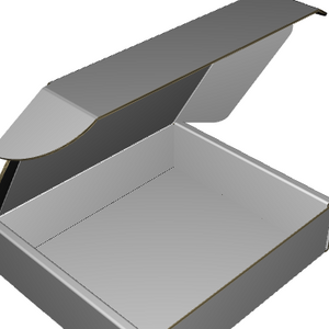 Ear Lock Mailer B-Flute Premium White/Premium White Outside Standard Print Gloss