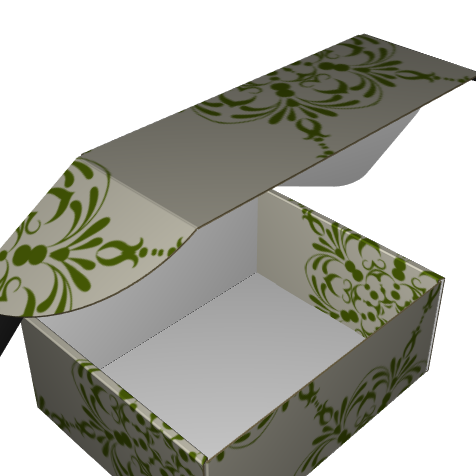 Ear Lock Mailer E-Flute White/White 2-Sided Standard Print