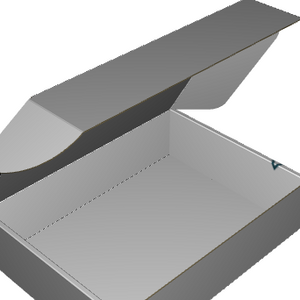Ear Lock Mailer E-Flute White/White 2-Sided Standard Print