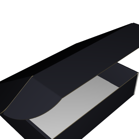 Ear Lock Mailer E-Flute White Outside Standard Print