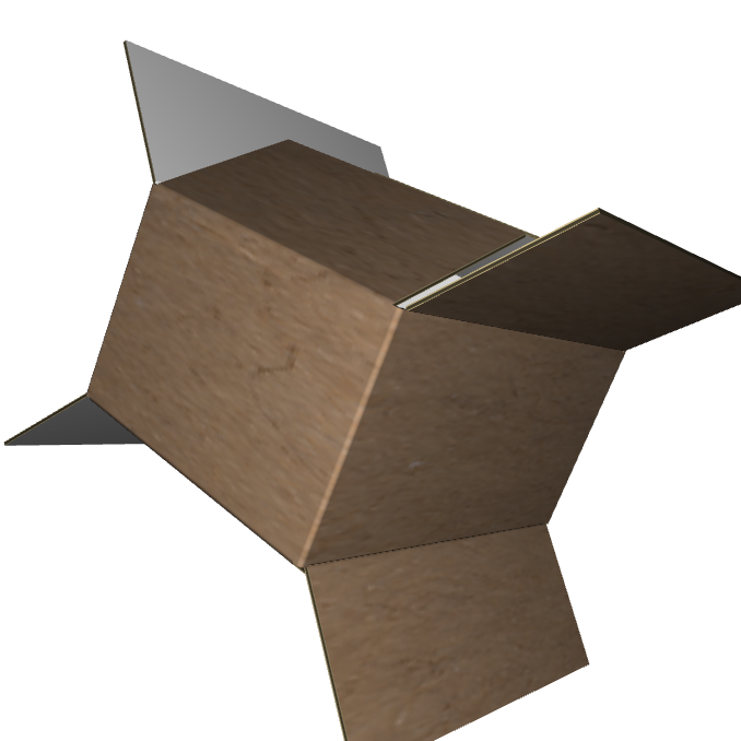 Regular Slotted Carton B-Flute Kraft Outside Standard Print