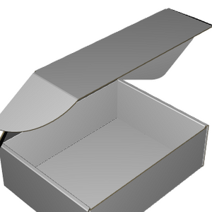 Ear Lock Mailer E-Flute Premium White/White 2-Sided Standard Print Gloss