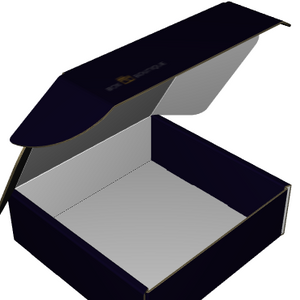 Ear Lock Mailer E-Flute White/White Outside Standard Print