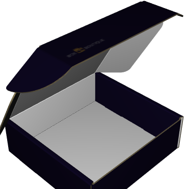 Ear Lock Mailer E-Flute White/White Outside Standard Print