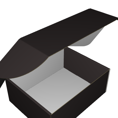Ear Lock Mailer E-Flute White/White Outside Standard Print