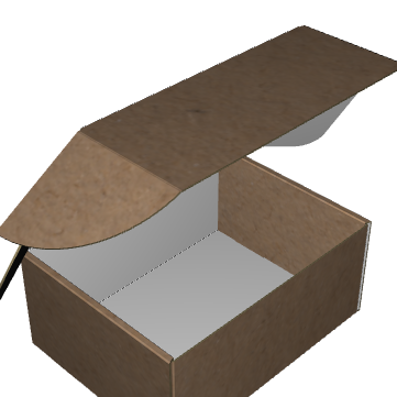 Ear Lock Mailer E-Flute Kraft/Kraft Outside Standard Print
