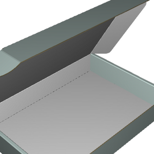Ear Lock Mailer E-Flute White 2-Sided Standard Print