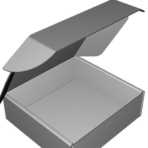 Ear Lock Mailer B-Flute White/White Outside Standard Print