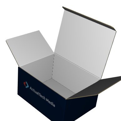 Tuck Top Carton B-Flute White/White Outside Standard Print
