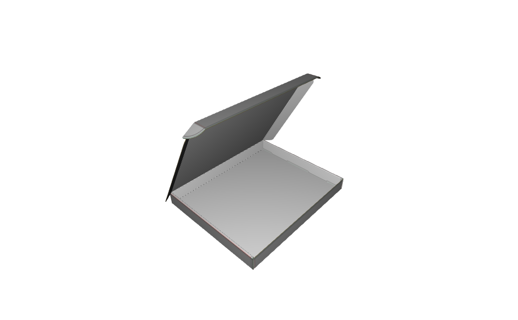 Ear Lock Mailer E-Flute White/White Outside Standard Print