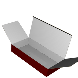 Tuck Top Carton E-Flute White/White Outside Standard Print