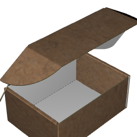 Ear Lock Mailer B-Flute Kraft/Kraft Outside Standard Print