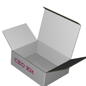 Tuck Top Carton B-Flute White/White Outside Standard Print
