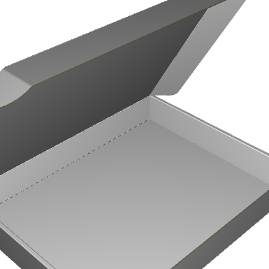 Ear Lock Mailer E-Flute White/White Inside Standard Print