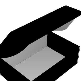 Ear Lock Mailer E-Flute Kraft/Kraft 2-Sided Standard Print