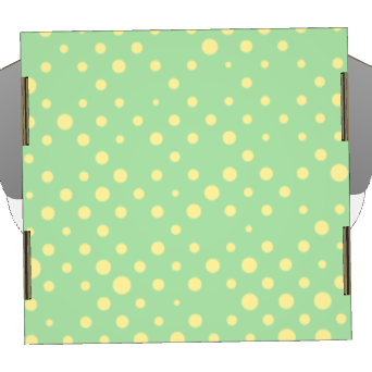 Ear Lock Mailer B-Flute White/White Outside Standard Print