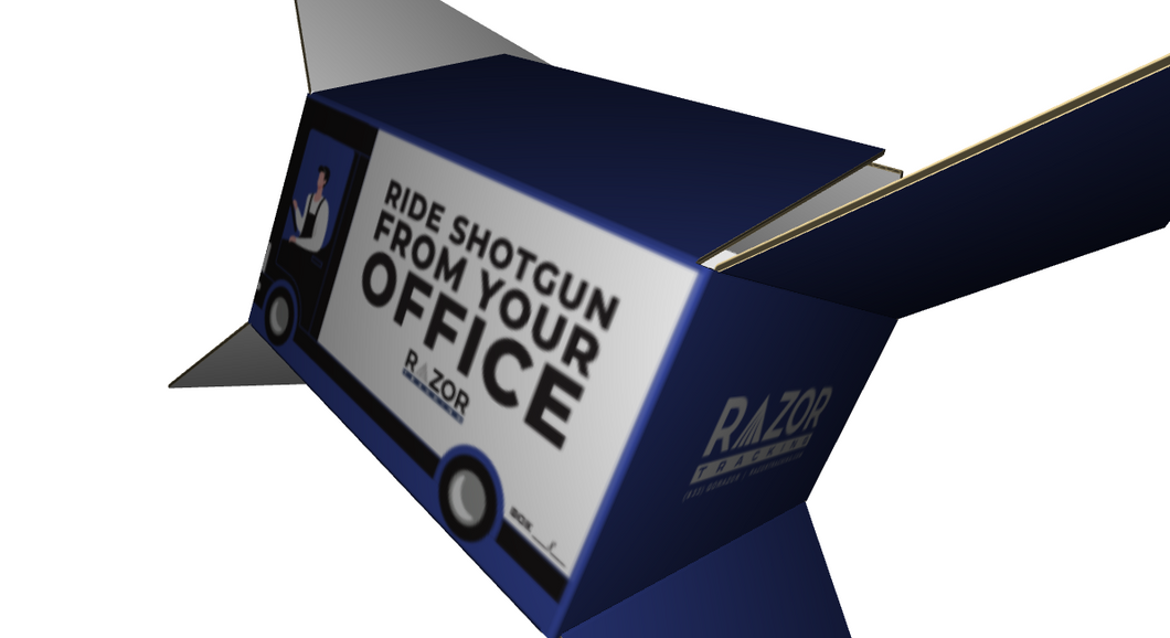 Regular Slotted Carton B-Flute White/White Outside Standard Print