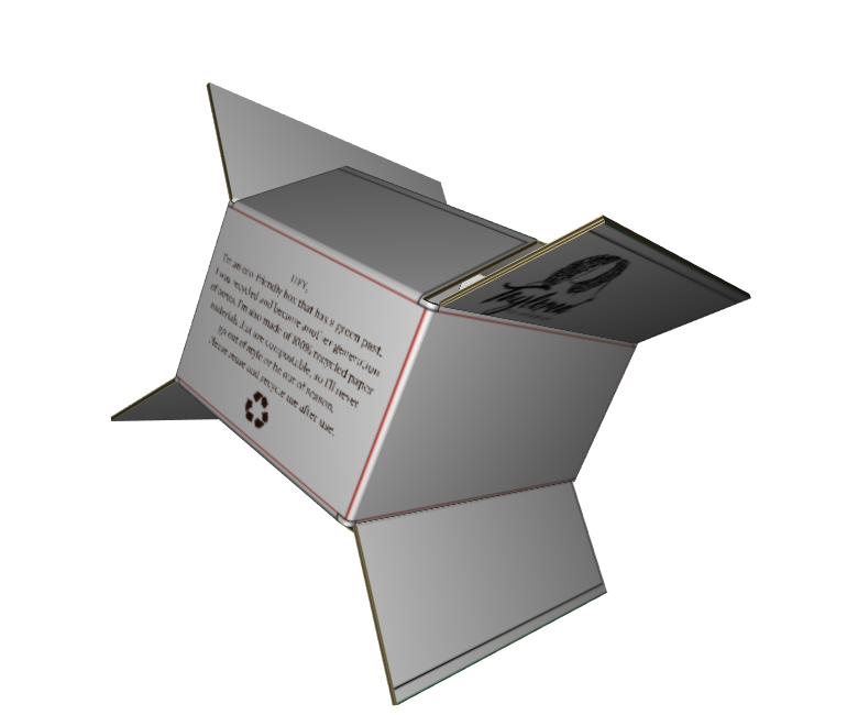 Regular Slotted Carton B-Flute Kraft/Kraft 2-Sided Standard Print