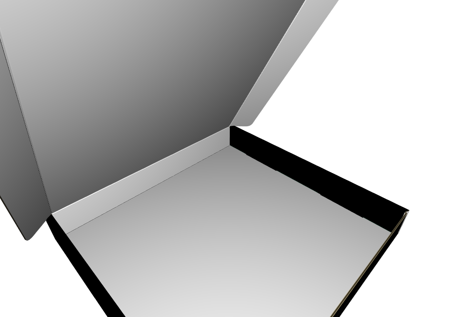 Ear Lock Mailer B-Flute White/White Outside Standard Print