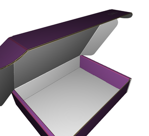 Ear Lock Mailer B-Flute Premium White Outside Standard Print Matte