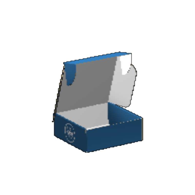 Ear Lock Mailer E-Flute White/White Outside Standard Print