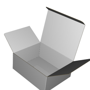 Tuck Top Carton E-Flute White/White Outside Standard Print
