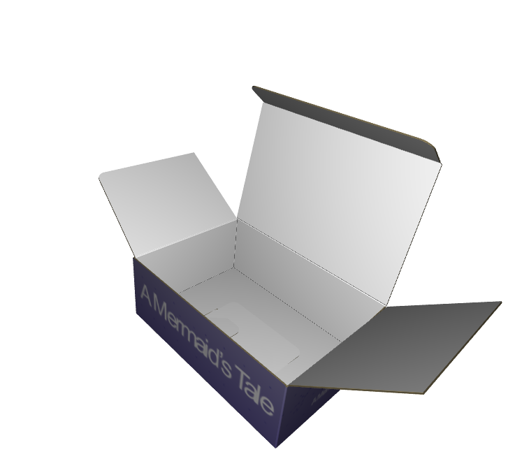 Tuck Top Carton E-Flute White/White 2-Sided Standard Print