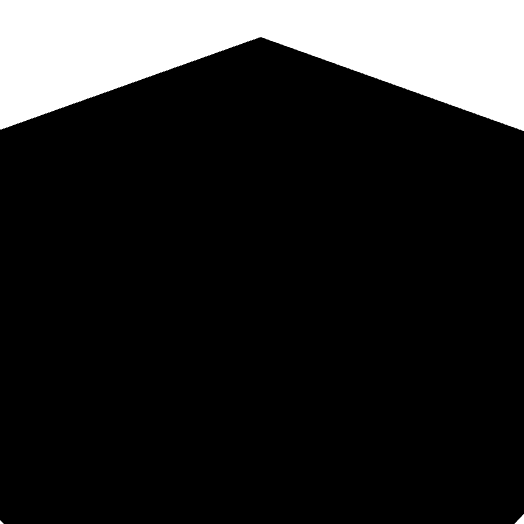 One Piece Folder B-Flute White Outside Standard Print