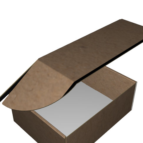 Ear Lock Mailer E-Flute Kraft Outside Standard Print