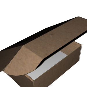 Ear Lock Mailer E-Flute Kraft Outside Standard Print