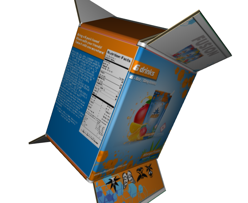 Regular Slotted Carton B-Flute White/White Outside Standard Print