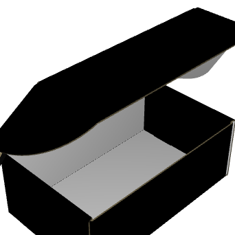 Ear Lock Mailer E-Flute Kraft/Kraft Outside Standard Print