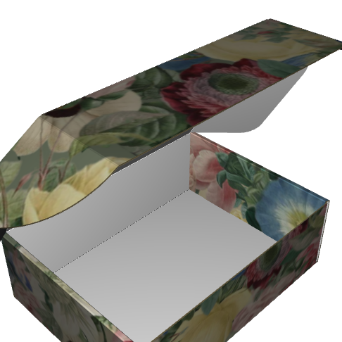 Ear Lock Mailer E-Flute White/White Outside Standard Print